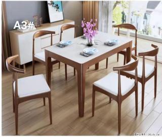 T08高级长方桌，胡桃色  1.35米带炉一桌四椅650元，现货11套。 - 玉林28生活网 yulin.28life.com